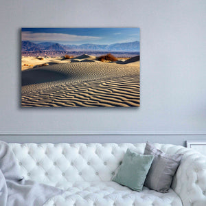 'Death Valley Mesquite Dunes' by Mike Jones, Giclee Canvas Wall Art,60 x 40