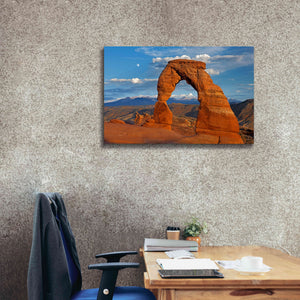 'Delicate Arch Sunset' by Mike Jones, Giclee Canvas Wall Art,40 x 26