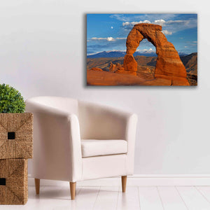 'Delicate Arch Sunset' by Mike Jones, Giclee Canvas Wall Art,40 x 26