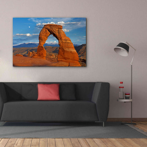 Image of 'Delicate Arch Sunset' by Mike Jones, Giclee Canvas Wall Art,60 x 40