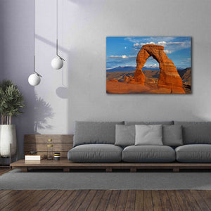 'Delicate Arch Sunset' by Mike Jones, Giclee Canvas Wall Art,60 x 40