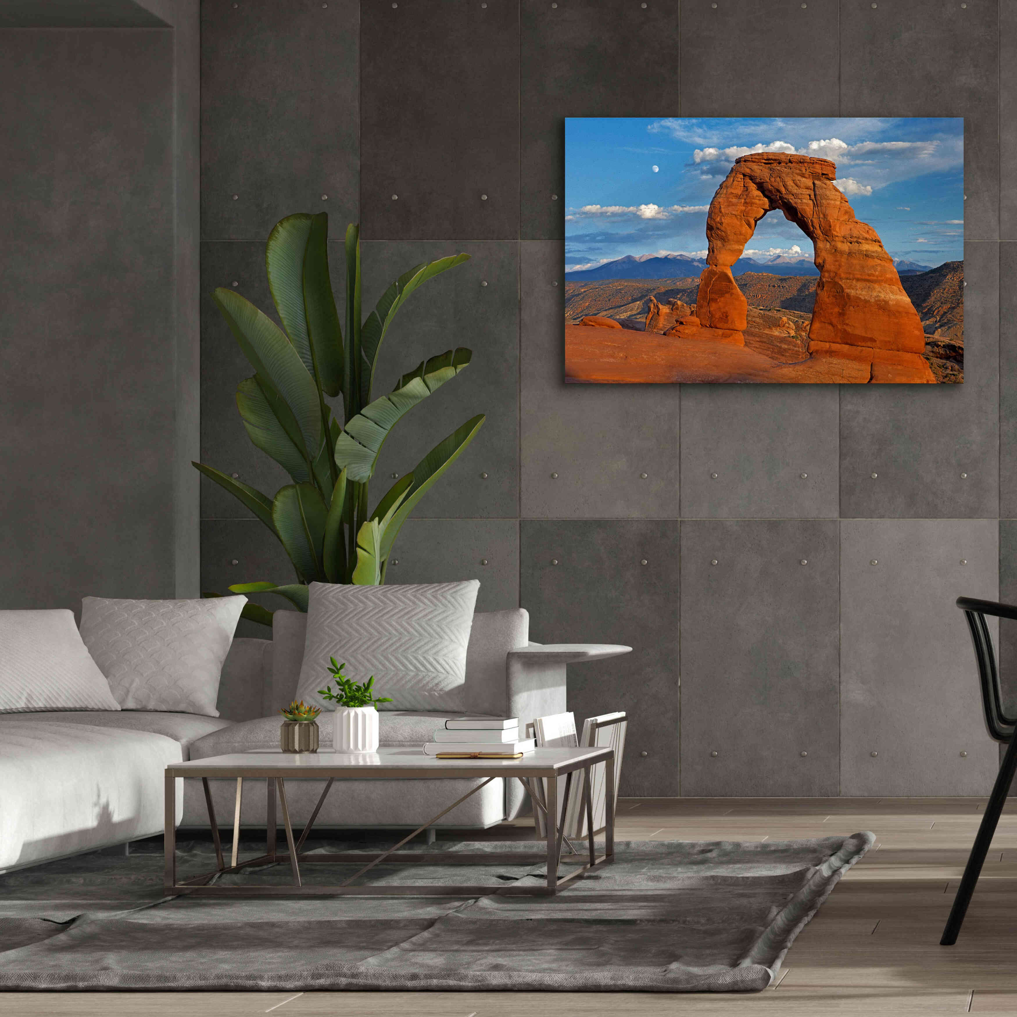 'Delicate Arch Sunset' by Mike Jones, Giclee Canvas Wall Art,60 x 40