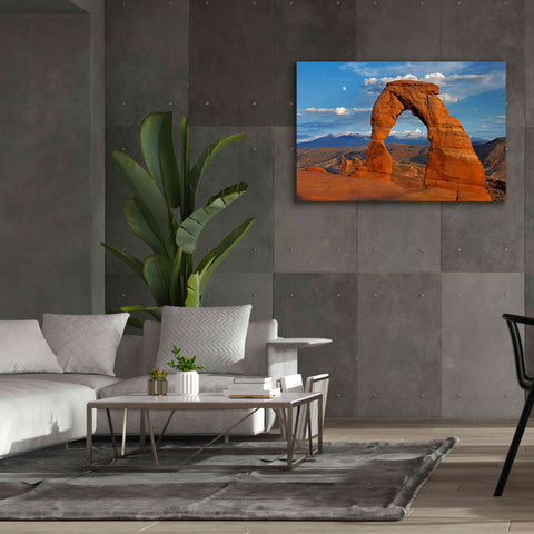 Image of 'Delicate Arch Sunset' by Mike Jones, Giclee Canvas Wall Art,60 x 40
