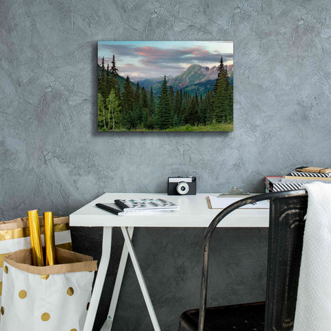 Image of 'Dusk Near Ouray' by Mike Jones, Giclee Canvas Wall Art,18 x 12