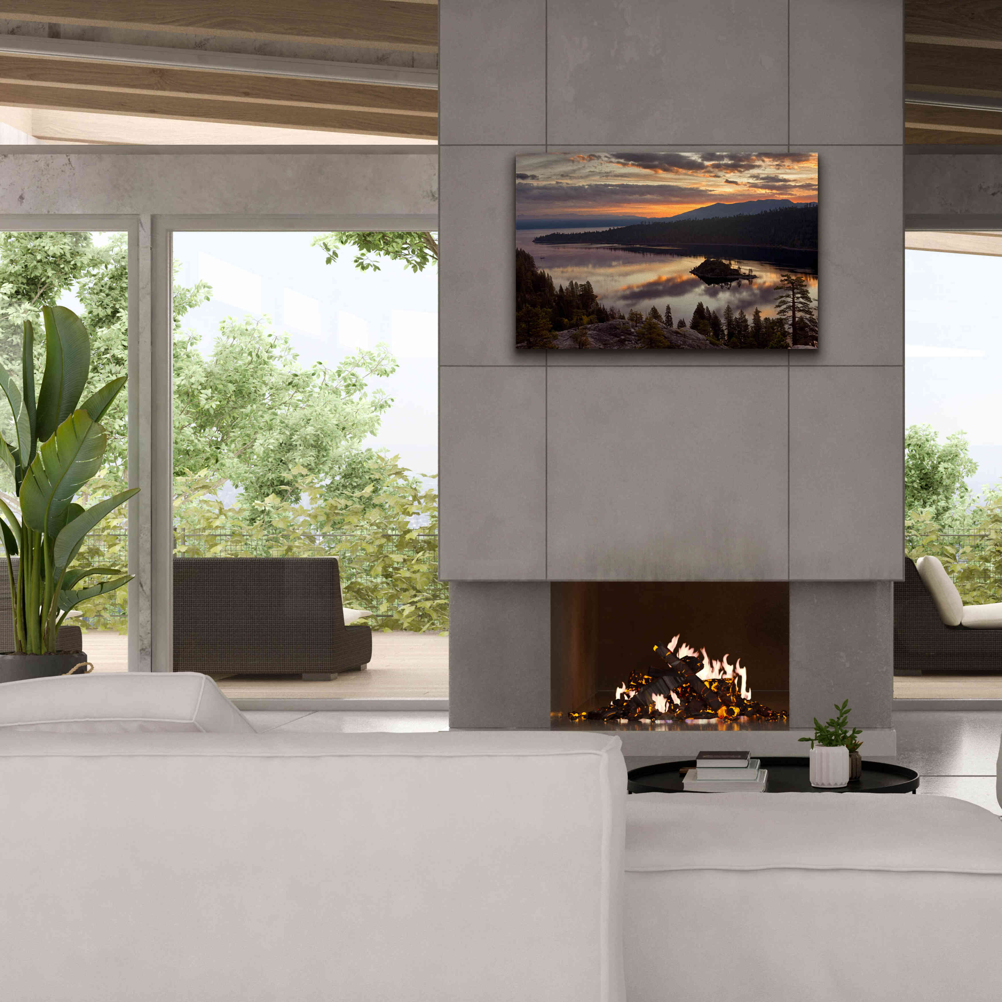 'Emerald Bay' by Mike Jones, Giclee Canvas Wall Art,40 x 26