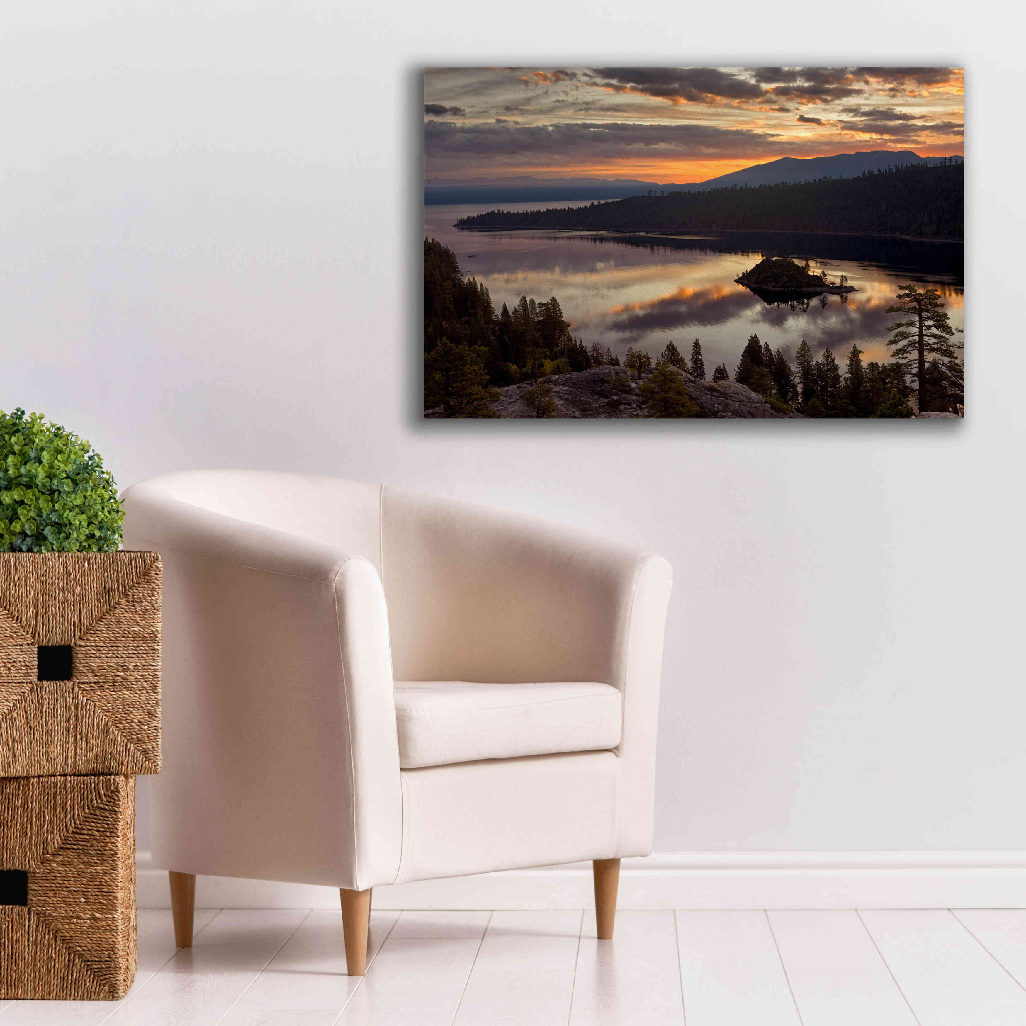 'Emerald Bay' by Mike Jones, Giclee Canvas Wall Art,40 x 26