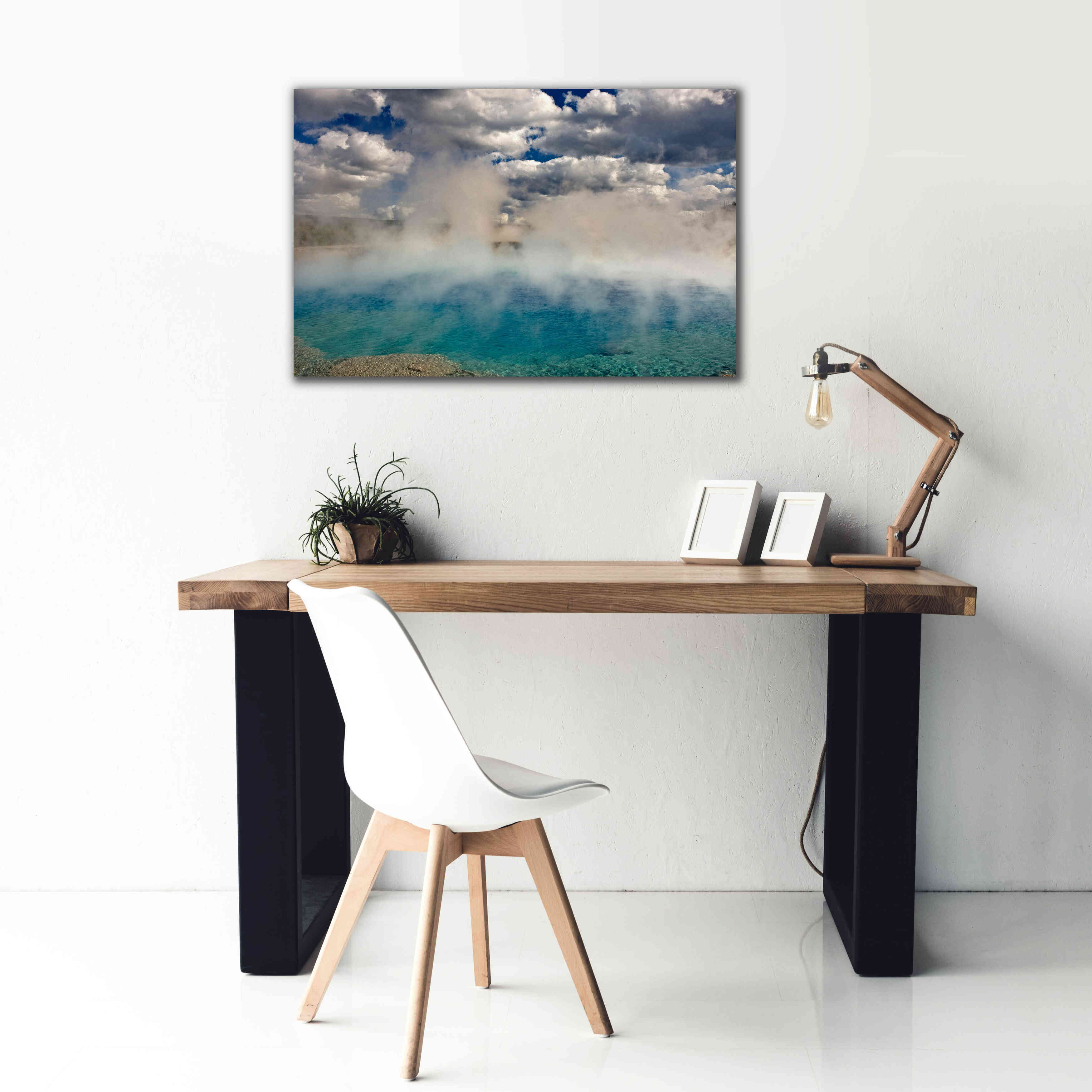 'Excelsior Geiser' by Mike Jones, Giclee Canvas Wall Art,40 x 26