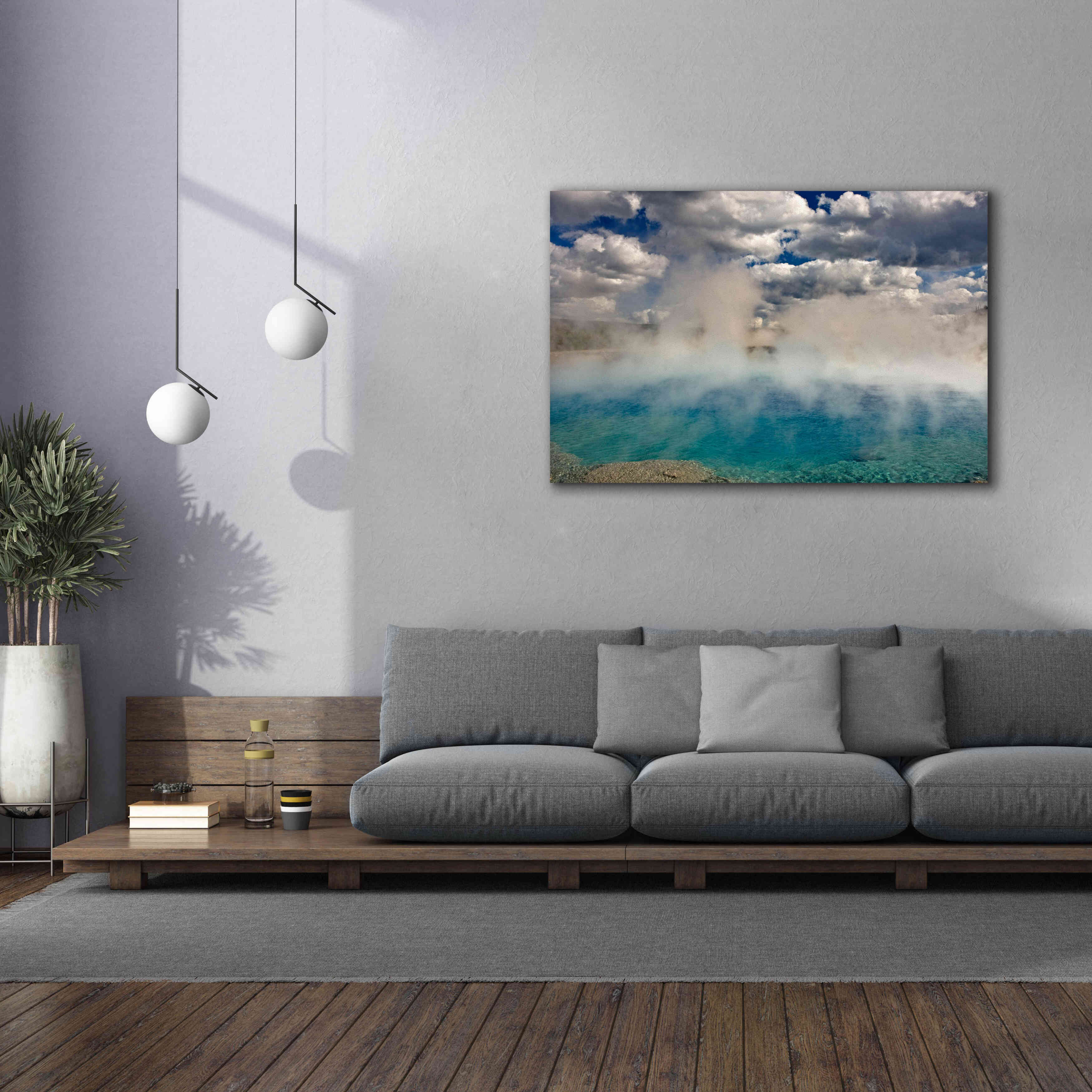 'Excelsior Geiser' by Mike Jones, Giclee Canvas Wall Art,60 x 40