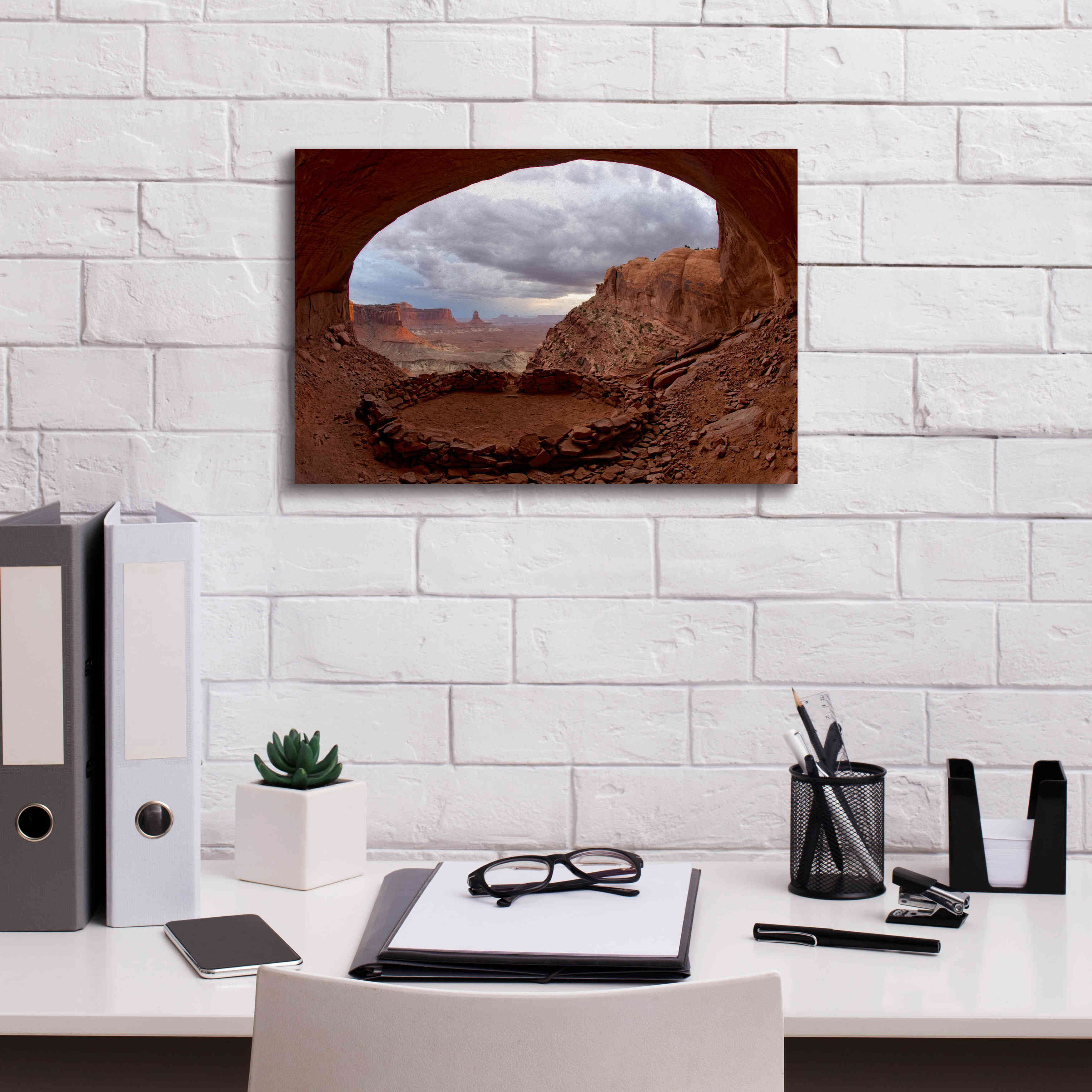 'False Kive Fisheye' by Mike Jones, Giclee Canvas Wall Art,18 x 12