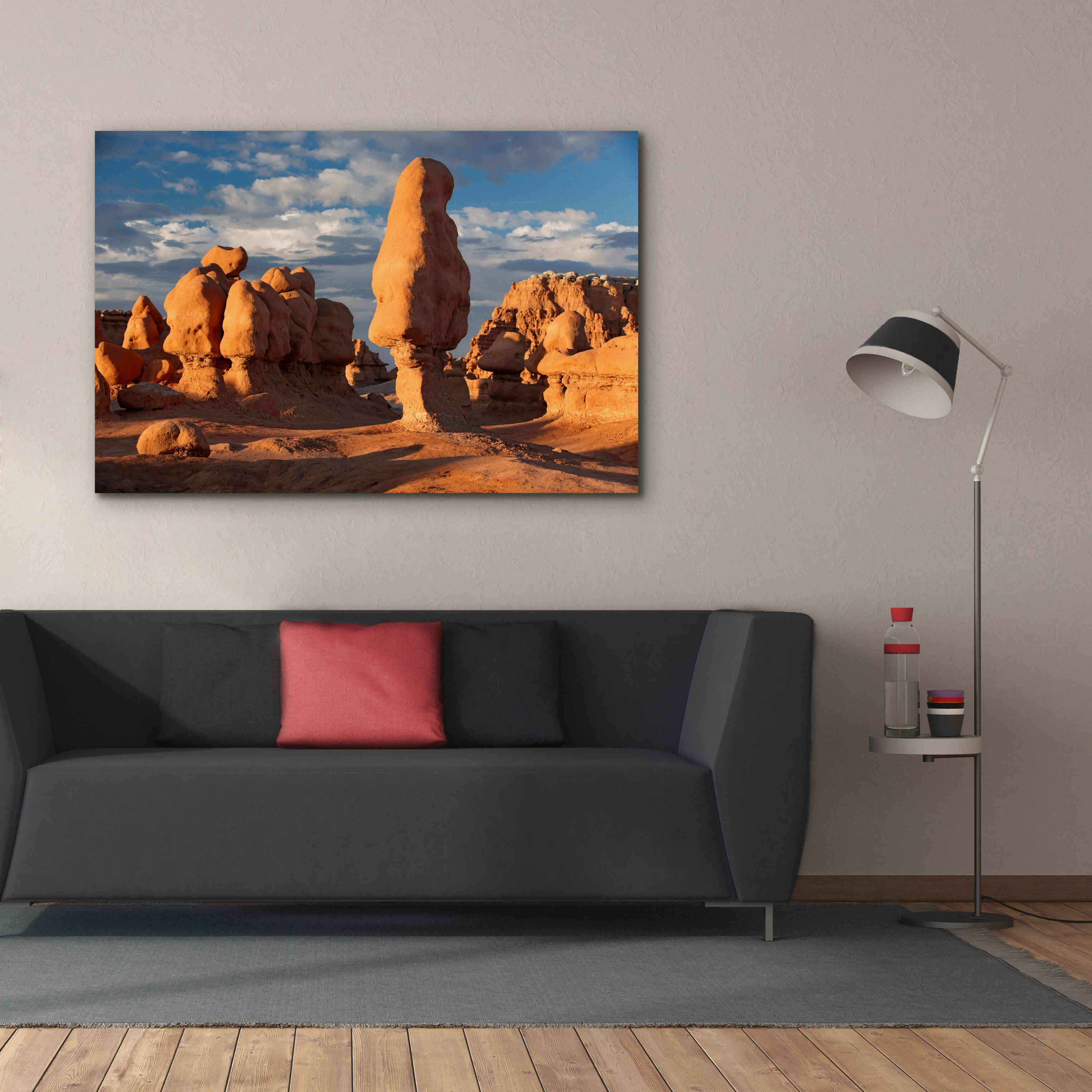 'Goblin Valley Tall Hoodoo' by Mike Jones, Giclee Canvas Wall Art,60 x 40