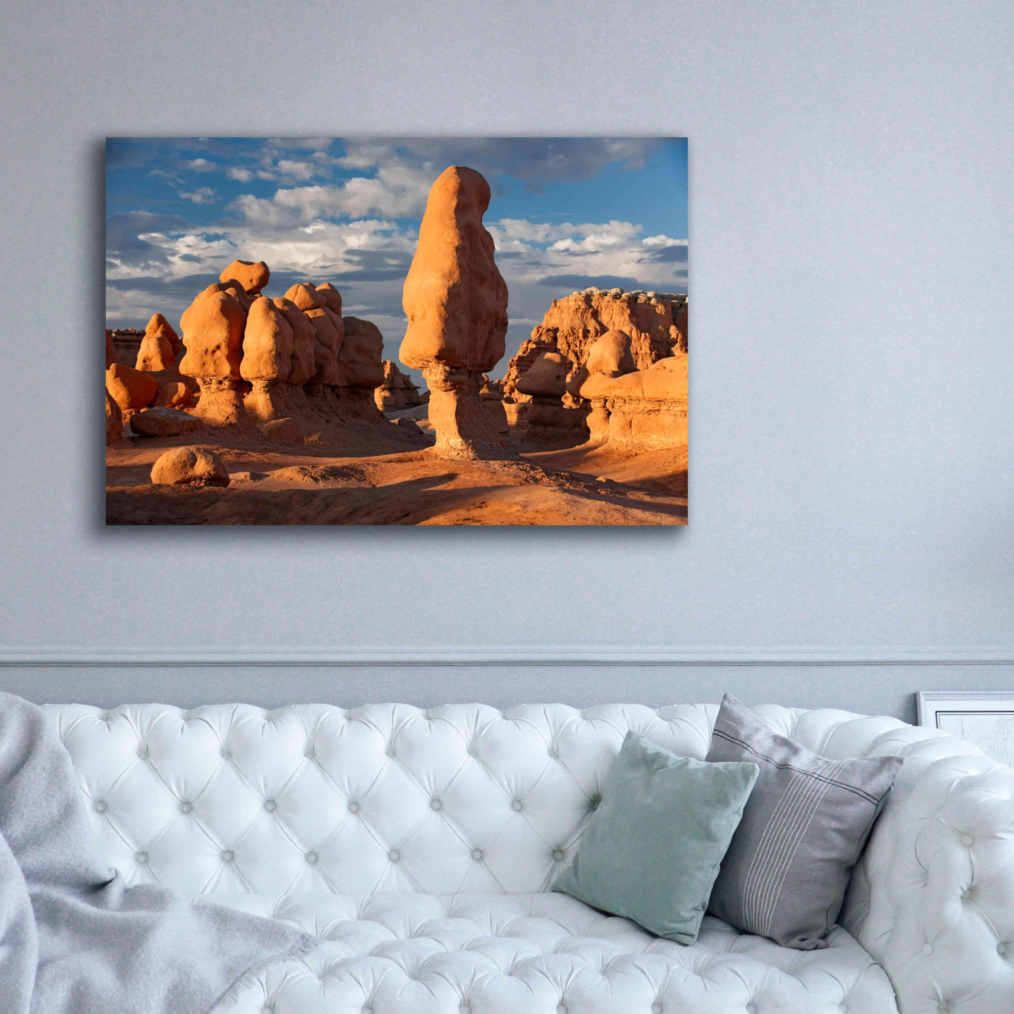 'Goblin Valley Tall Hoodoo' by Mike Jones, Giclee Canvas Wall Art,60 x 40