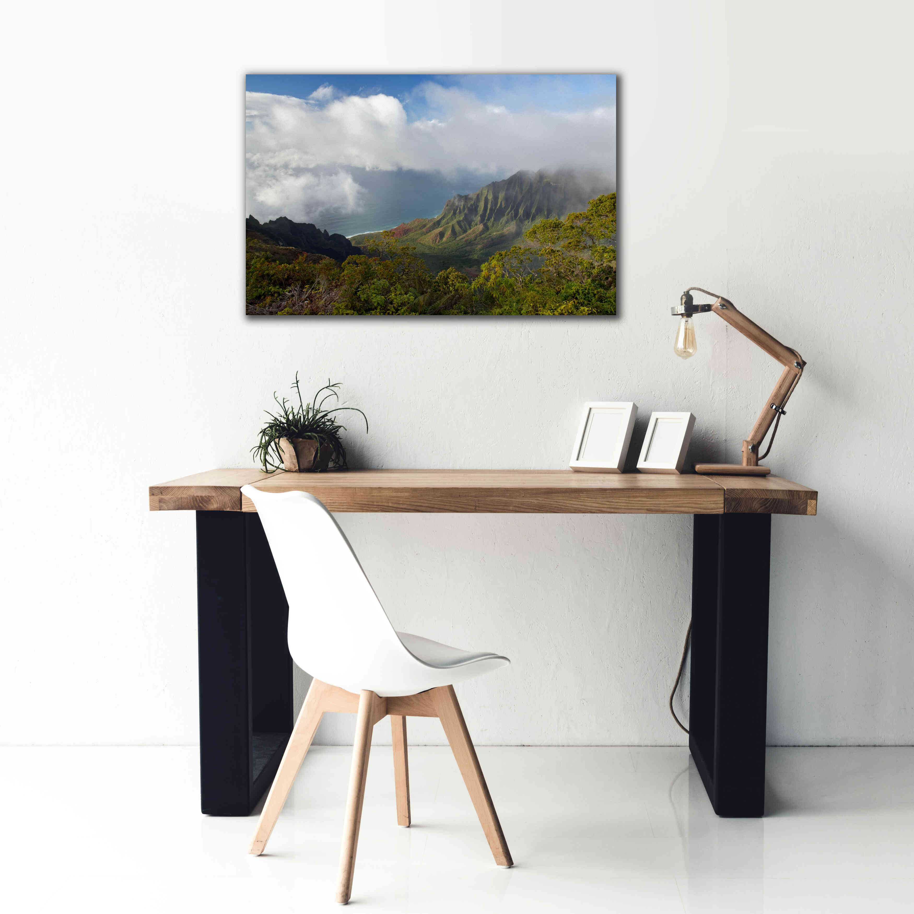 'Kauai Kalalou Canyon' by Mike Jones, Giclee Canvas Wall Art,40 x 26