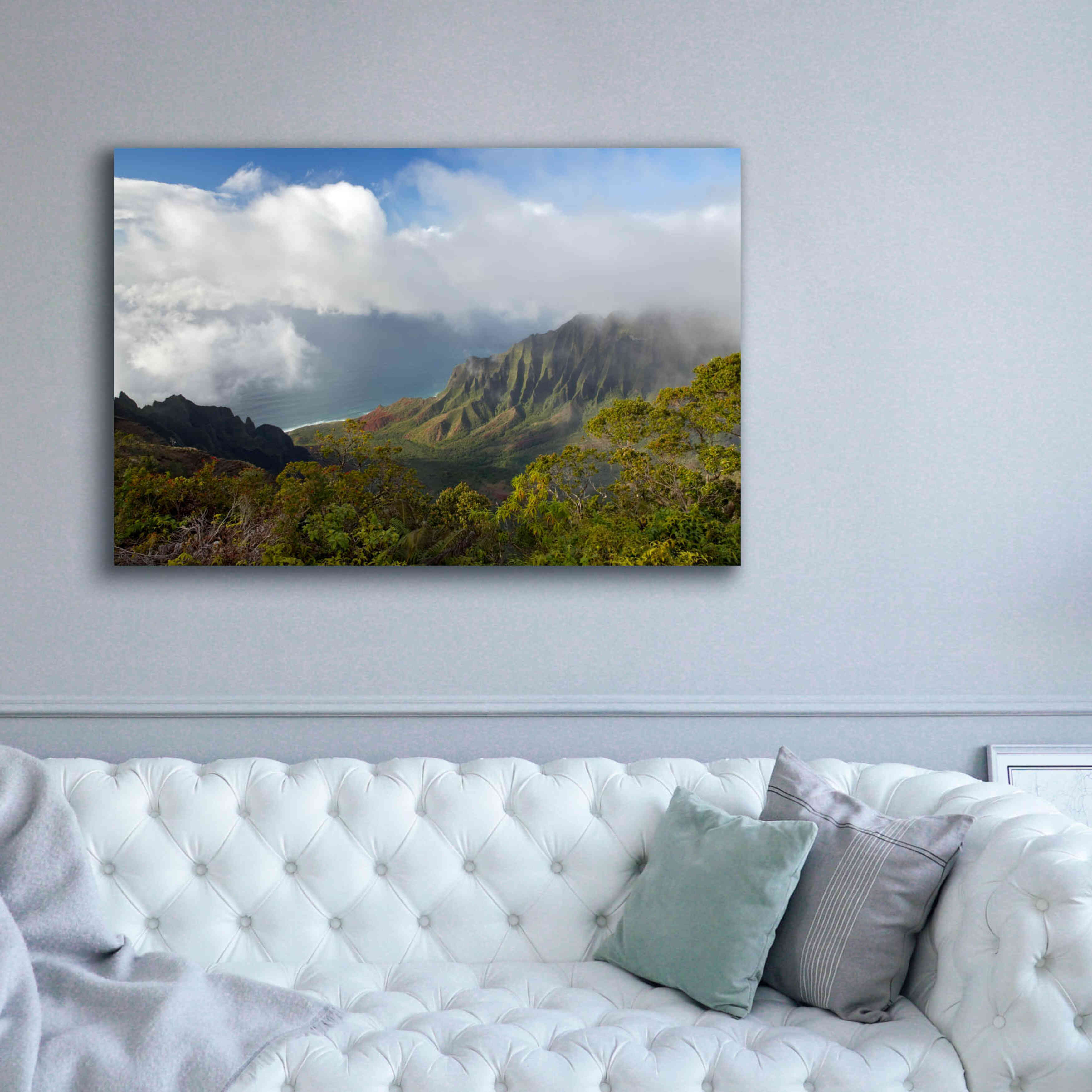 'Kauai Kalalou Canyon' by Mike Jones, Giclee Canvas Wall Art,60 x 40