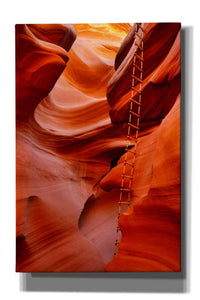 'Lower Antelope Canyon Ladder' by Mike Jones, Giclee Canvas Wall Art