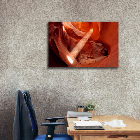 Image of 'Lower Antelope Light Beam' by Mike Jones, Giclee Canvas Wall Art,40 x 26