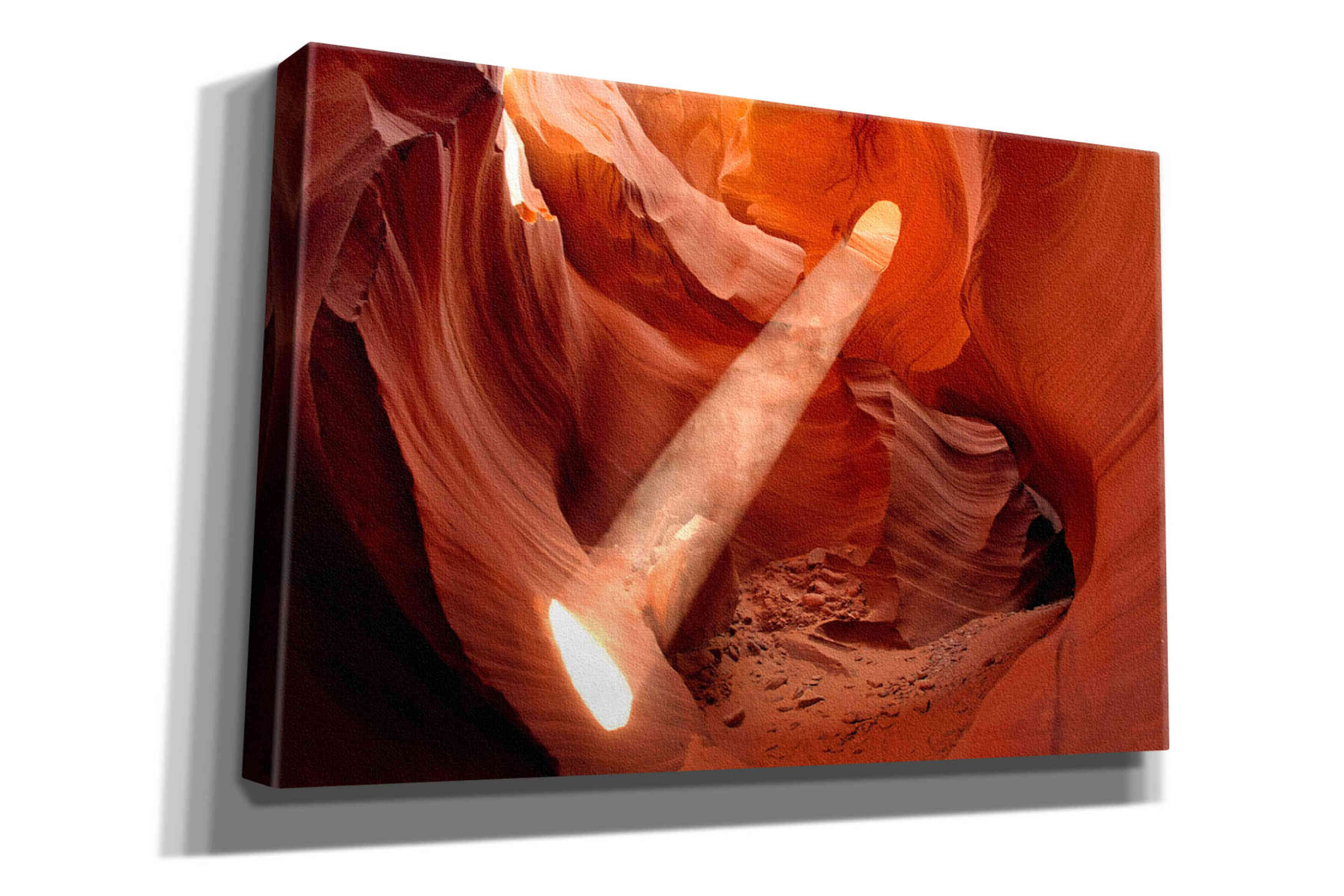 'Lower Antelope Light Beam' by Mike Jones, Giclee Canvas Wall Art