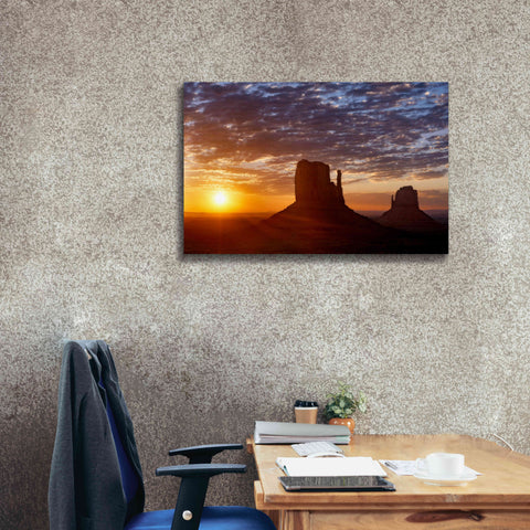 Image of 'Mittens Sunrise squeezecrop' by Mike Jones, Giclee Canvas Wall Art,40 x 26