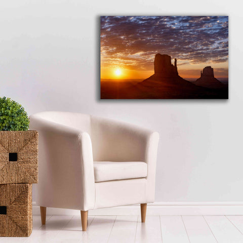 Image of 'Mittens Sunrise squeezecrop' by Mike Jones, Giclee Canvas Wall Art,40 x 26