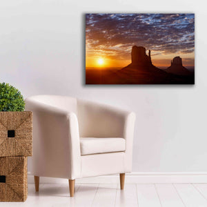 'Mittens Sunrise squeezecrop' by Mike Jones, Giclee Canvas Wall Art,40 x 26