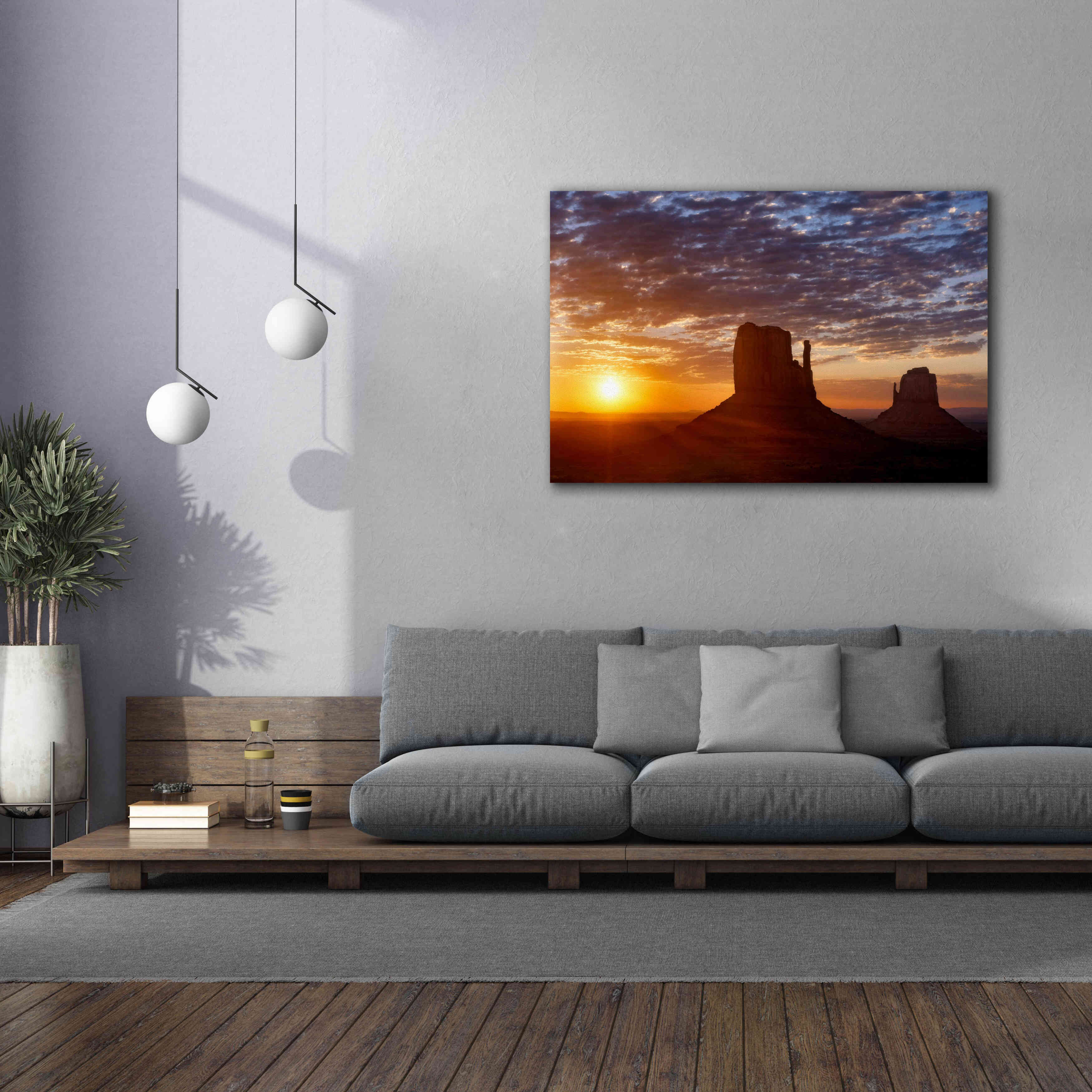 'Mittens Sunrise squeezecrop' by Mike Jones, Giclee Canvas Wall Art,60 x 40