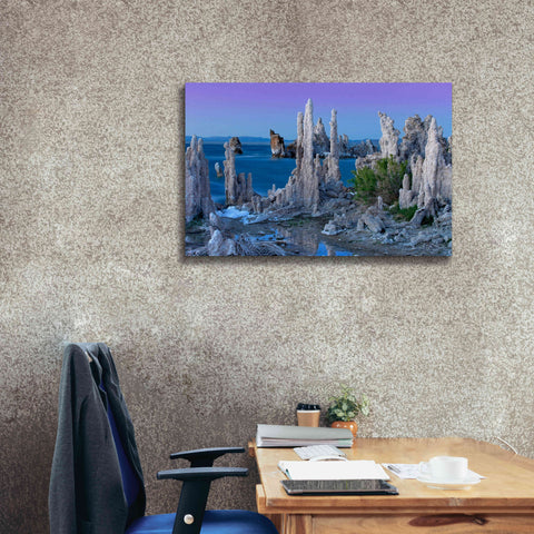 Image of 'Mono Lake Dusk' by Mike Jones, Giclee Canvas Wall Art,40 x 26