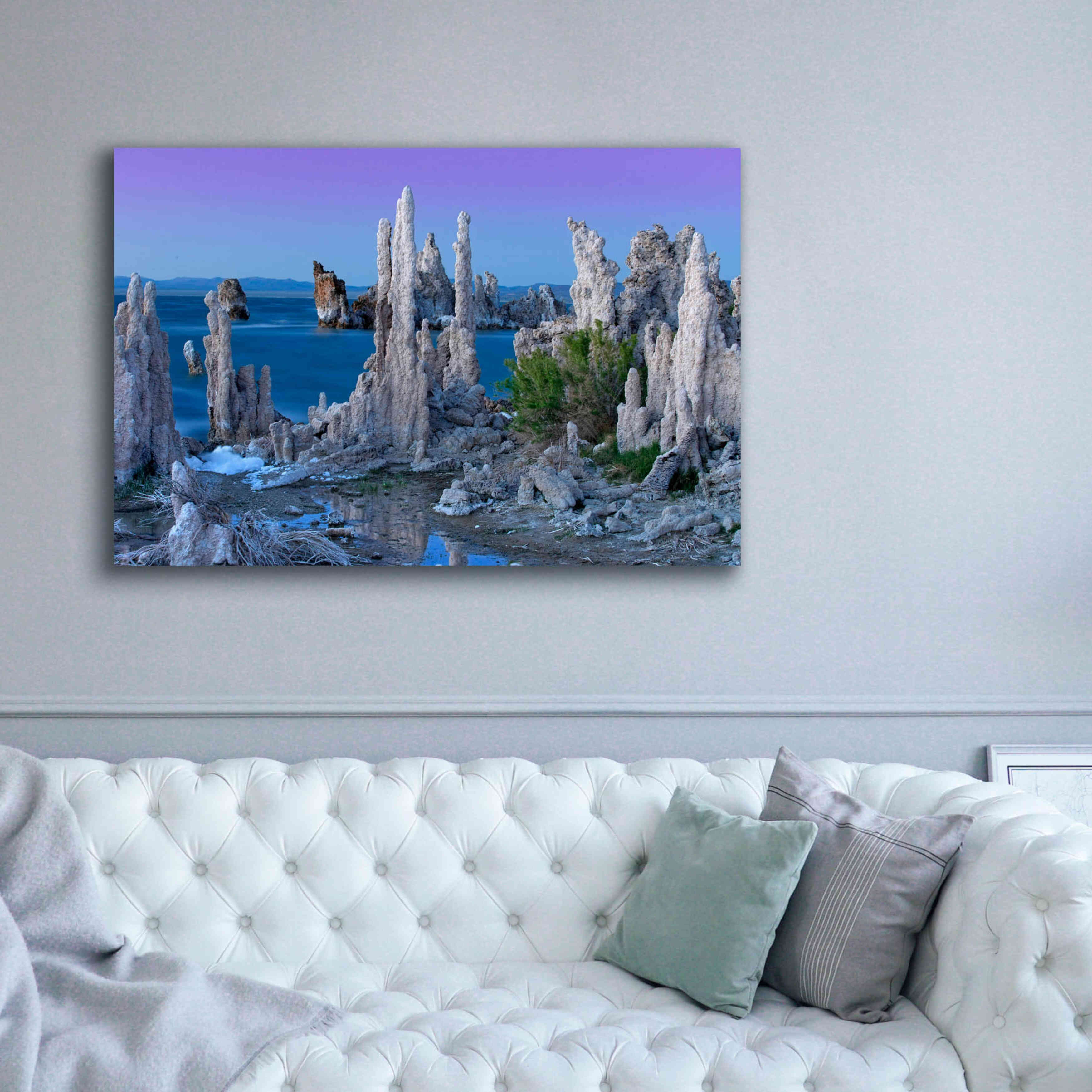 'Mono Lake Dusk' by Mike Jones, Giclee Canvas Wall Art,60 x 40