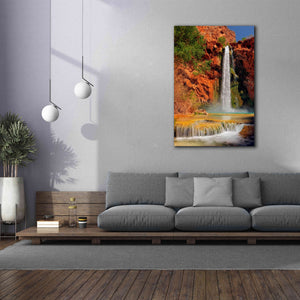 'Mooney Falls' by Mike Jones, Giclee Canvas Wall Art,40 x 60