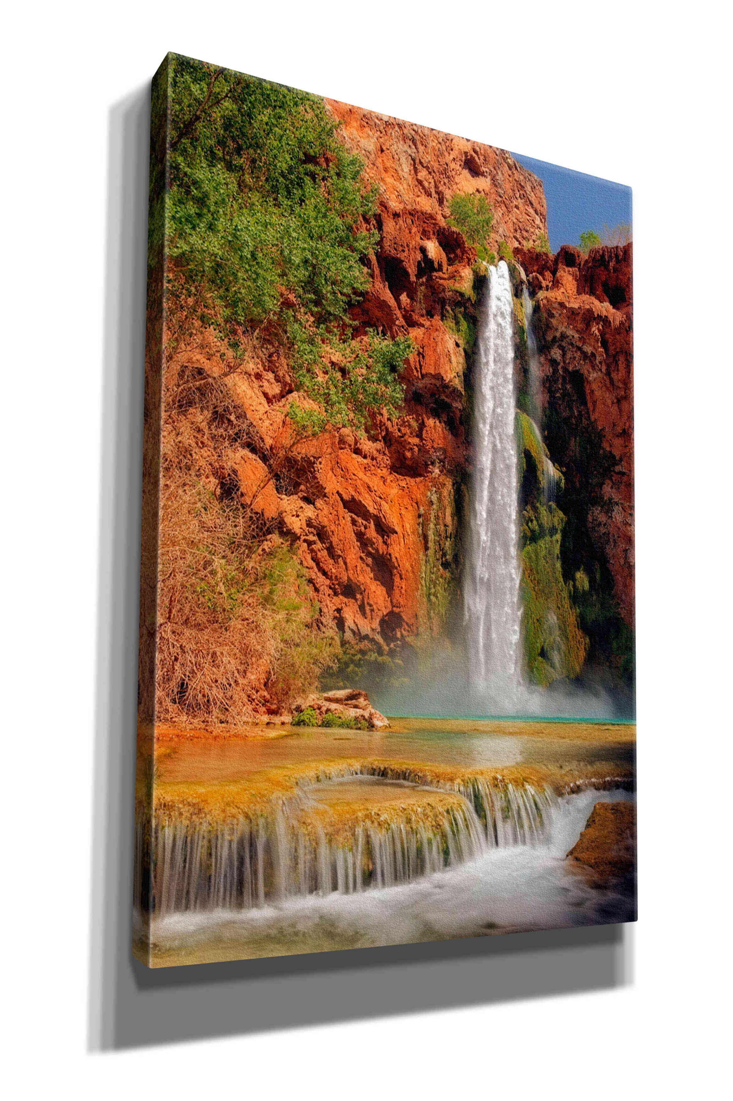 'Mooney Falls' by Mike Jones, Giclee Canvas Wall Art