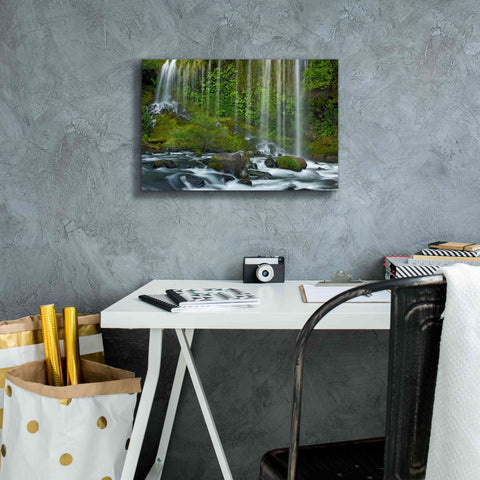 Image of 'Mossbrae Falls' by Mike Jones, Giclee Canvas Wall Art,18 x 12