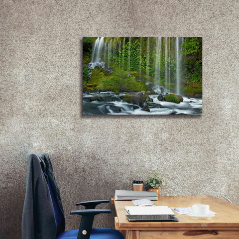 Image of 'Mossbrae Falls' by Mike Jones, Giclee Canvas Wall Art,40 x 26