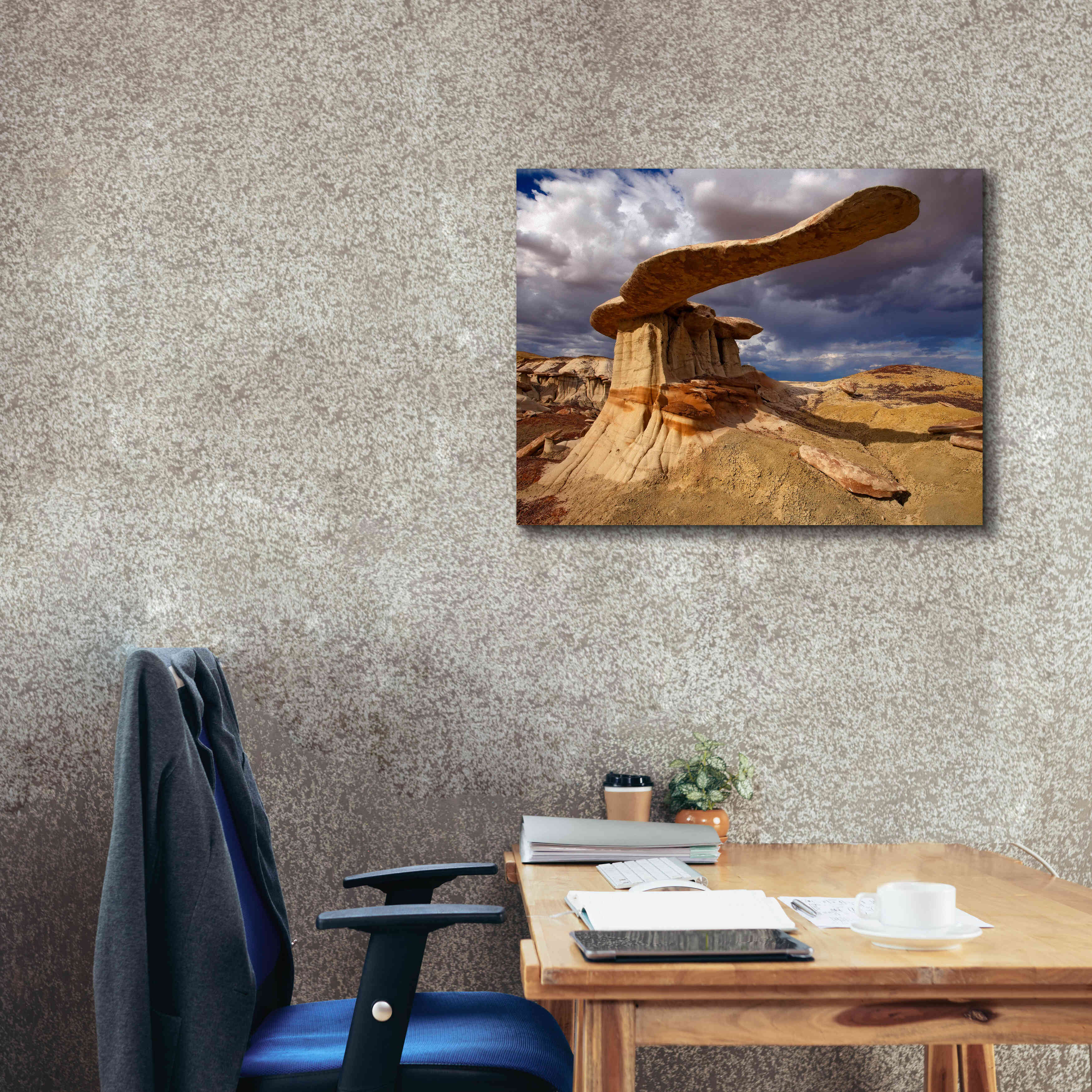 'NM Ahshislepah King Of Wings' by Mike Jones, Giclee Canvas Wall Art,34 x 26