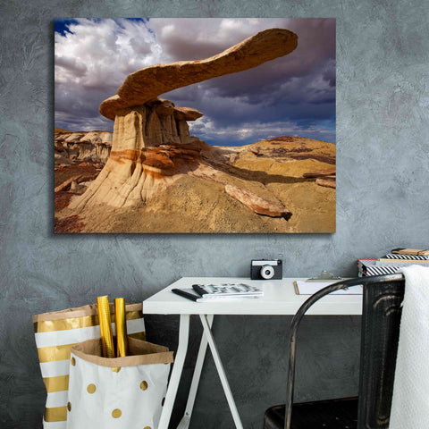 Image of 'NM Ahshislepah King Of Wings' by Mike Jones, Giclee Canvas Wall Art,34 x 26