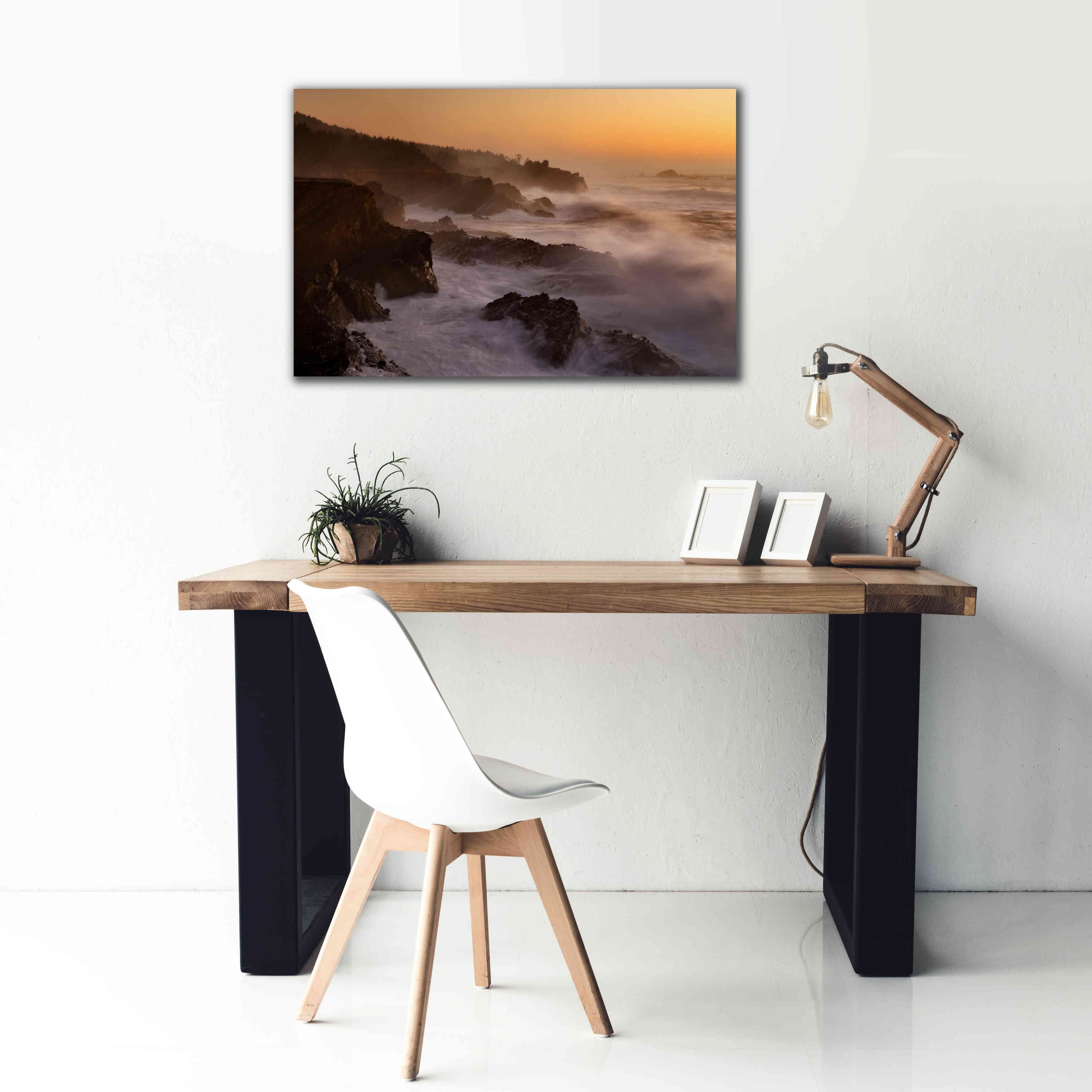 'Oregon Shore Acres SP Dusk' by Mike Jones, Giclee Canvas Wall Art,40 x 26