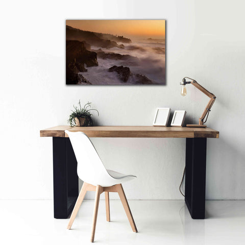 Image of 'Oregon Shore Acres SP Dusk' by Mike Jones, Giclee Canvas Wall Art,40 x 26