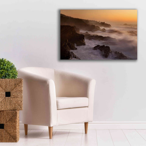 Image of 'Oregon Shore Acres SP Dusk' by Mike Jones, Giclee Canvas Wall Art,40 x 26