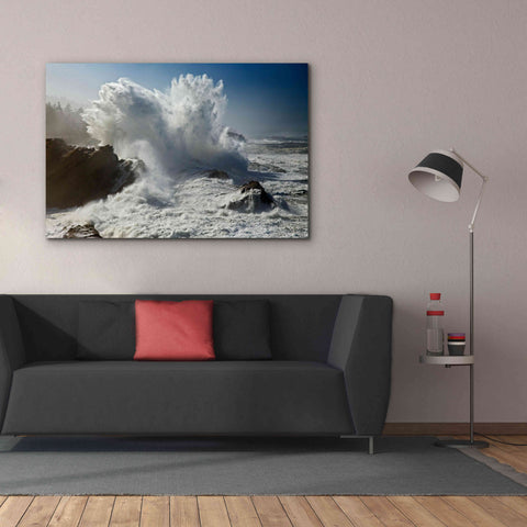Image of 'Oregon Shore Acres SP Wave' by Mike Jones, Giclee Canvas Wall Art,60 x 40
