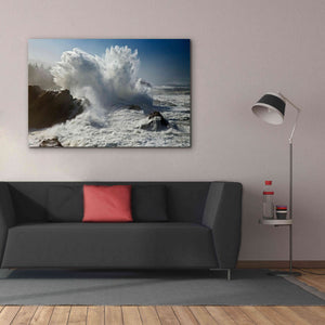 'Oregon Shore Acres SP Wave' by Mike Jones, Giclee Canvas Wall Art,60 x 40