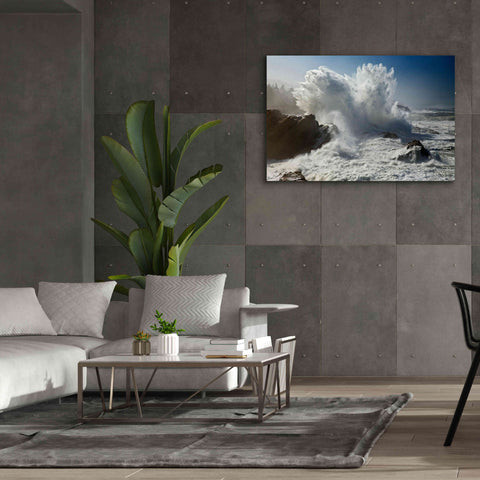 Image of 'Oregon Shore Acres SP Wave' by Mike Jones, Giclee Canvas Wall Art,60 x 40