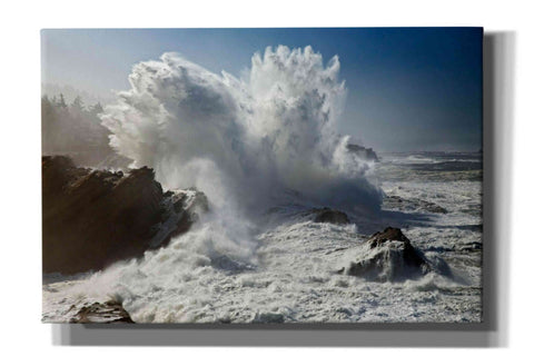 Image of 'Oregon Shore Acres SP Wave' by Mike Jones, Giclee Canvas Wall Art