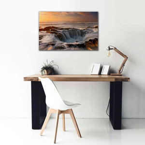 'Oregon Thor's Well' by Mike Jones, Giclee Canvas Wall Art,40 x 26