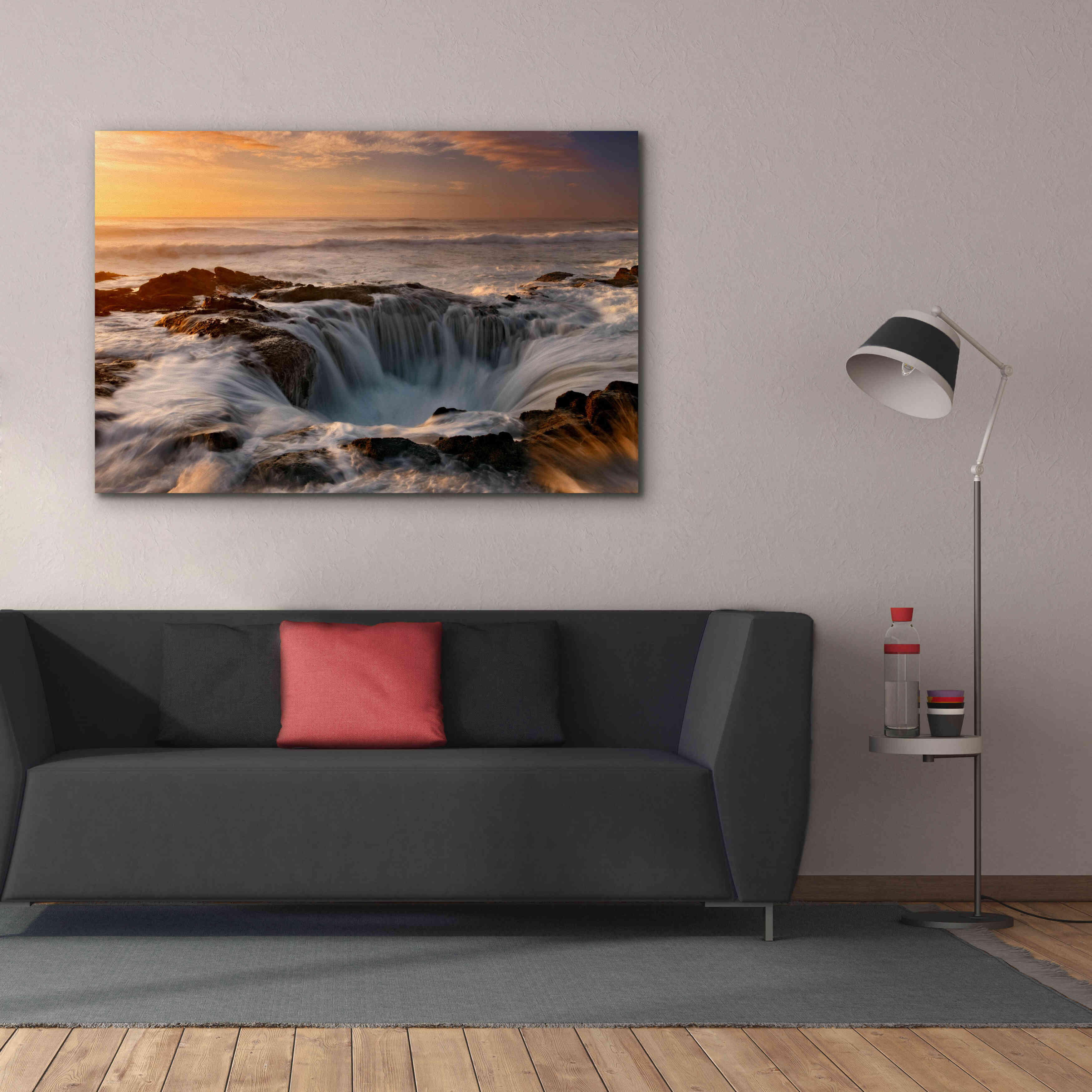 'Oregon Thor's Well' by Mike Jones, Giclee Canvas Wall Art,60 x 40