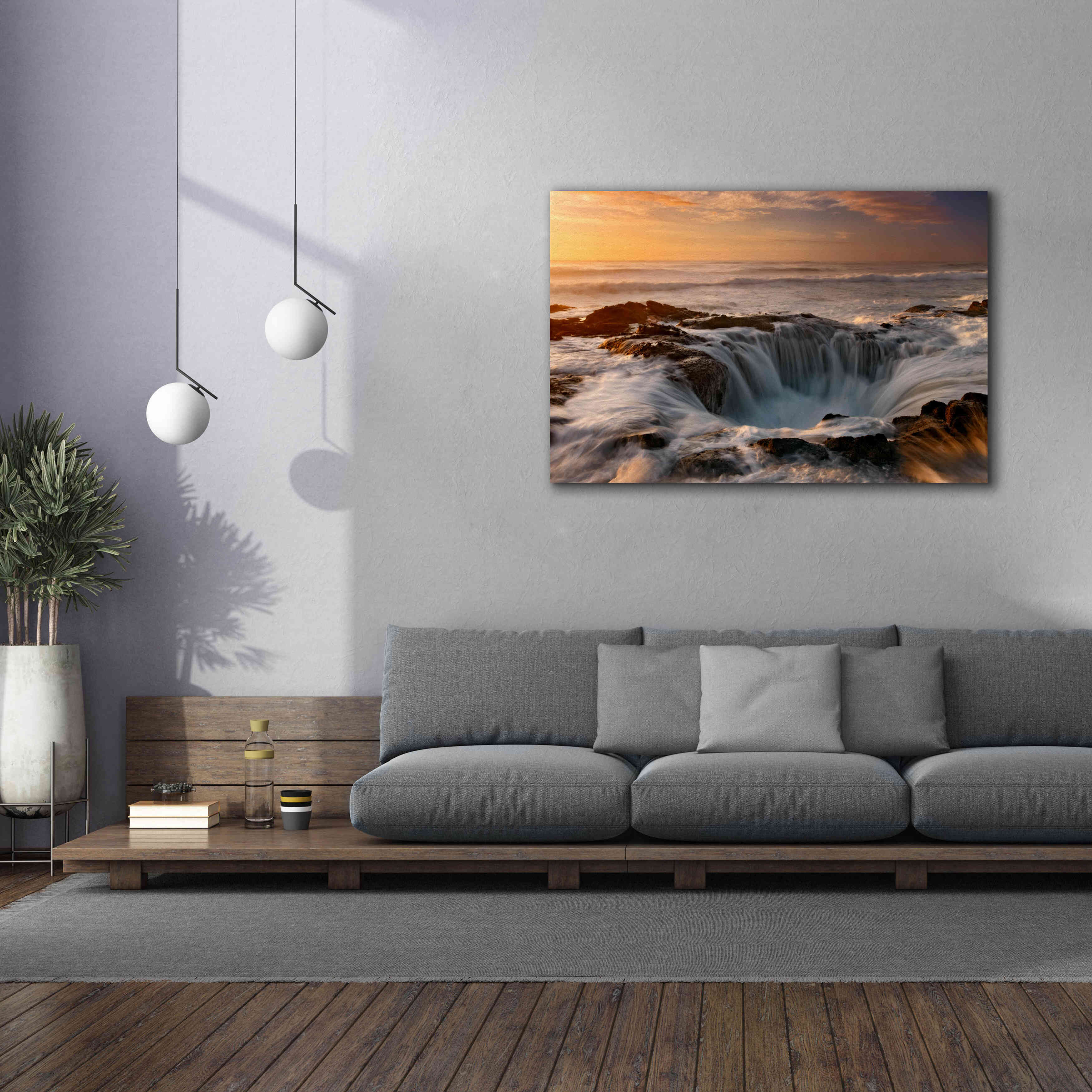 'Oregon Thor's Well' by Mike Jones, Giclee Canvas Wall Art,60 x 40