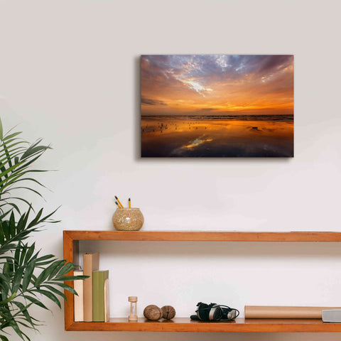 Image of 'Port Aransas Campground Sunrise' by Mike Jones, Giclee Canvas Wall Art,18 x 12