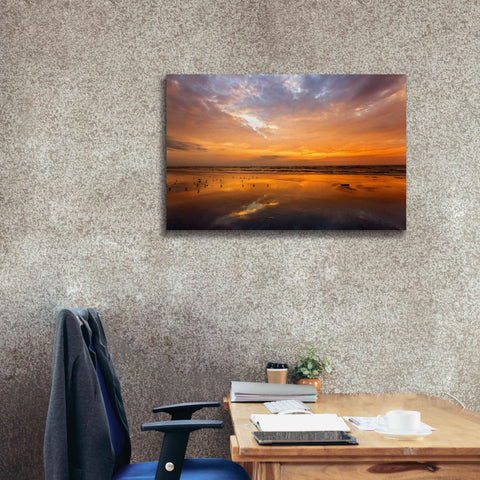 Image of 'Port Aransas Campground Sunrise' by Mike Jones, Giclee Canvas Wall Art,40 x 26