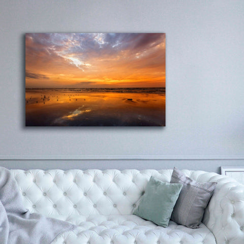 Image of 'Port Aransas Campground Sunrise' by Mike Jones, Giclee Canvas Wall Art,60 x 40
