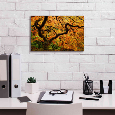 Image of 'Portland Japanese Garden' by Mike Jones, Giclee Canvas Wall Art,18 x 12