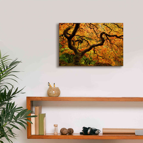 Image of 'Portland Japanese Garden' by Mike Jones, Giclee Canvas Wall Art,18 x 12
