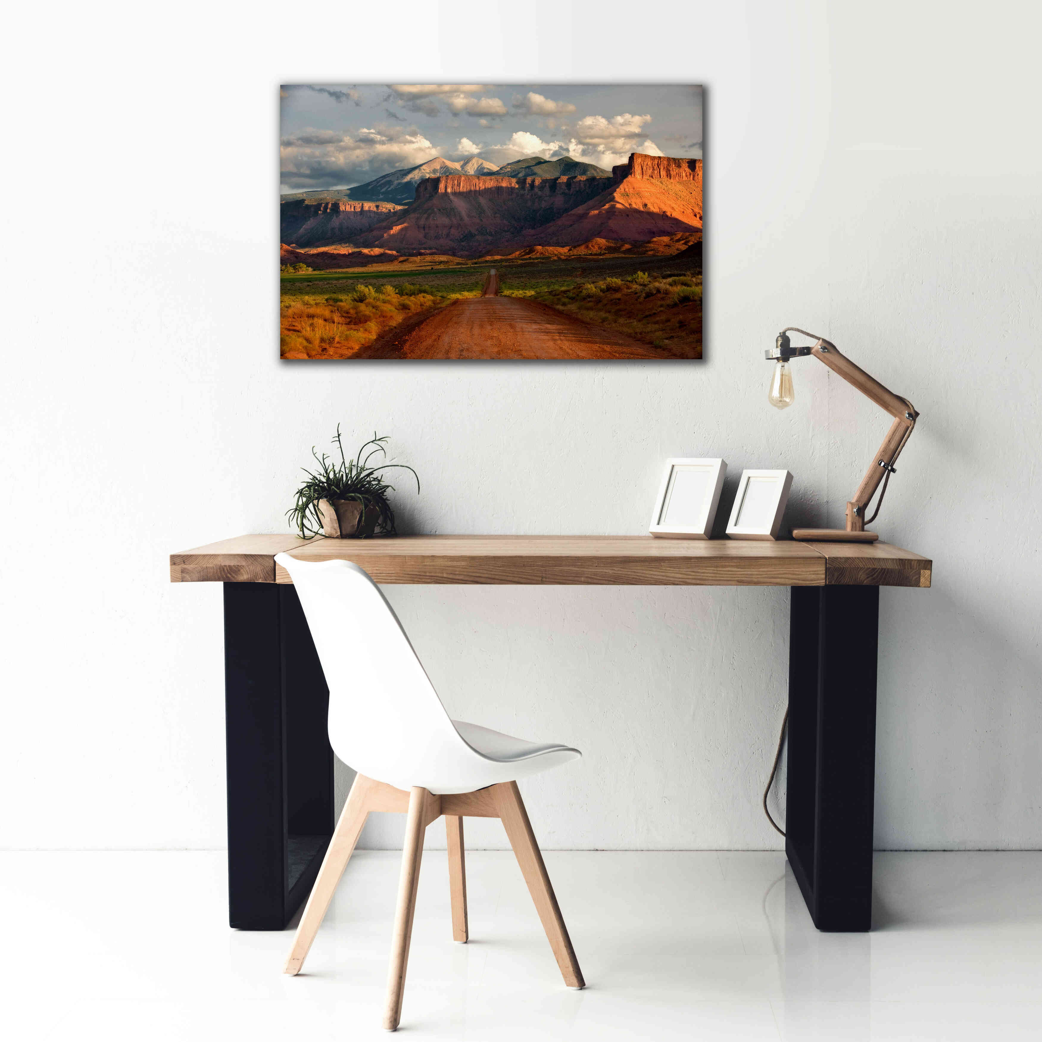 'Rt 128 Vastle Valley' by Mike Jones, Giclee Canvas Wall Art,40 x 26