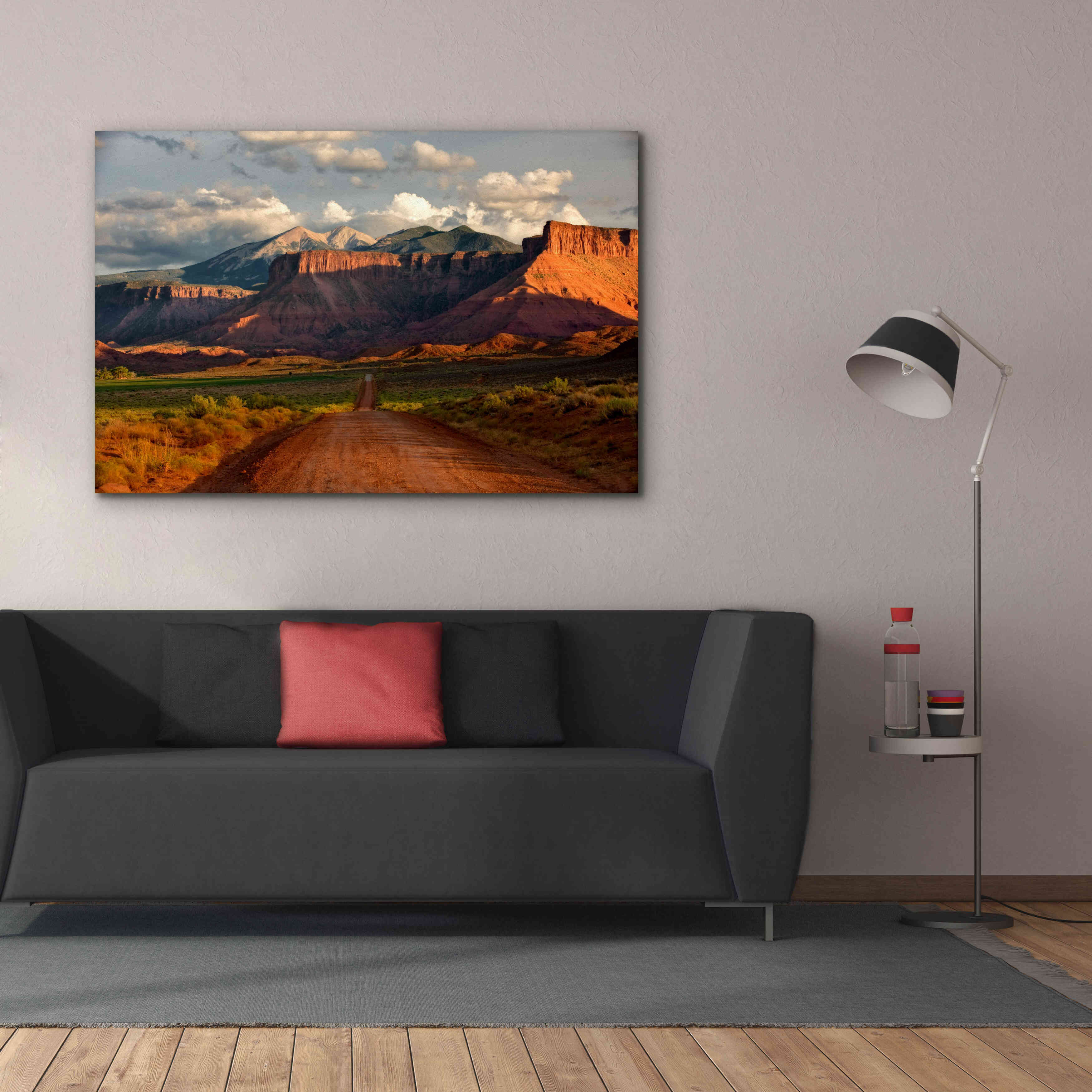 'Rt 128 Vastle Valley' by Mike Jones, Giclee Canvas Wall Art,60 x 40