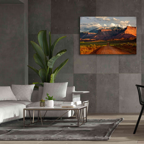 Image of 'Rt 128 Vastle Valley' by Mike Jones, Giclee Canvas Wall Art,60 x 40